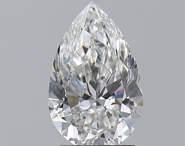 2.01 carat, F colour, VS1 clarity, Pear shape, Natural Diamond.