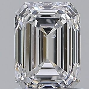 1.01 carat, D colour, SI1 clarity, Emerald shape, Natural Diamond.