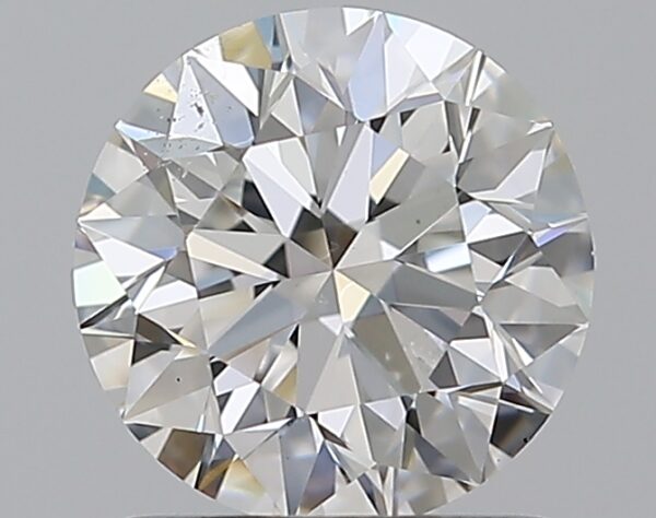 1.01 carat, E colour, SI1 clarity, Round shape, Natural Diamond.