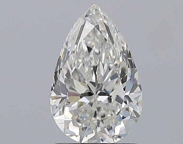1.5 carat, G colour, SI1 clarity, Pear shape, Natural Diamond.