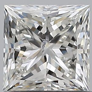 1 carat, H colour, SI2 clarity, Princess shape, Natural Diamond.