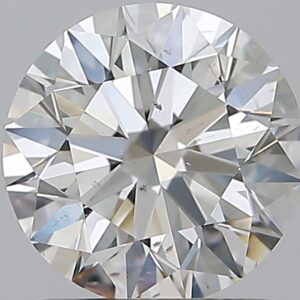 1.12 carat, G colour, SI2 clarity, Round shape, Natural Diamond.