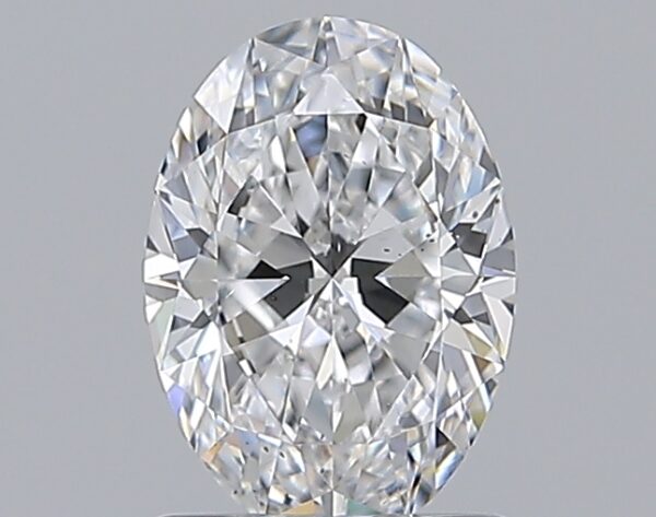 1 carat, D colour, SI1 clarity, Oval shape, Natural Diamond.