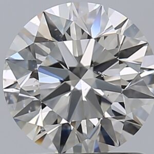 1.12 carat, F colour, SI1 clarity, Round shape, Natural Diamond.