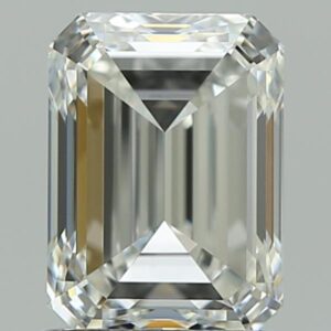 1.51 carat, H colour, IF clarity, Emerald shape, Natural Diamond.