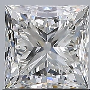 1.2 carat, H colour, VS1 clarity, Princess shape, Natural Diamond.