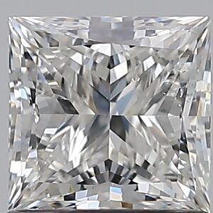 1 carat, G colour, SI2 clarity, Princess shape, Natural Diamond.