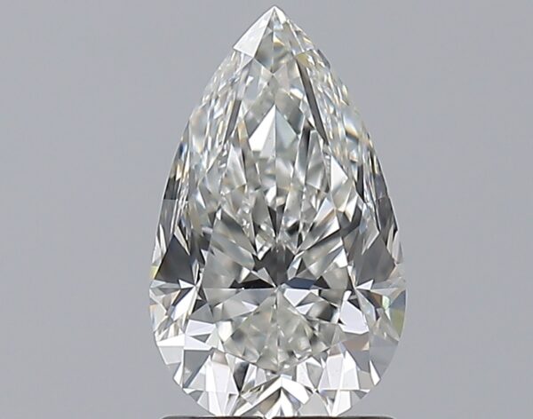 1.5 carat, G colour, SI1 clarity, Pear shape, Natural Diamond.