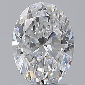 1.2 carat, D colour, SI1 clarity, Oval shape, Natural Diamond.