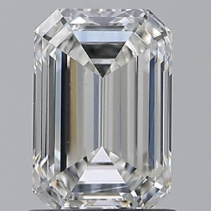 1.21 carat, G colour, VS2 clarity, Emerald shape, Natural Diamond.