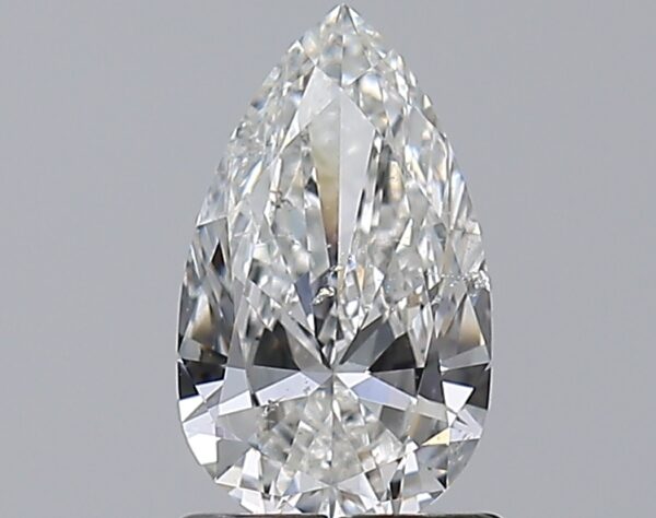 1 carat, F colour, SI2 clarity, Pear shape, Natural Diamond.
