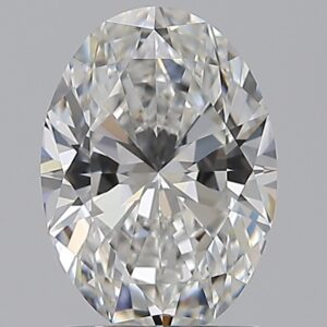 1.21 carat, F colour, VS1 clarity, Oval shape, Natural Diamond.