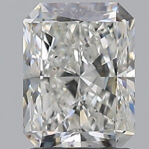 1.5 carat, G colour, SI1 clarity, Radiant shape, Natural Diamond.