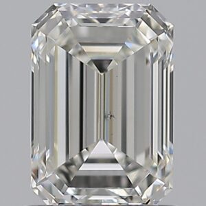 1.01 carat, G colour, VS2 clarity, Emerald shape, Natural Diamond.