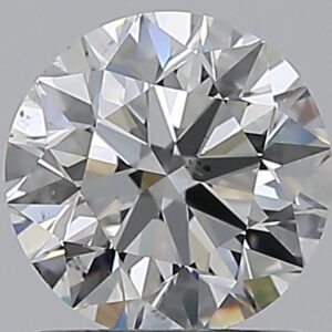 1.01 carat, G colour, SI1 clarity, Round shape, Natural Diamond.