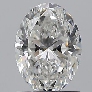 1.2 carat, F colour, VS2 clarity, Oval shape, Natural Diamond.