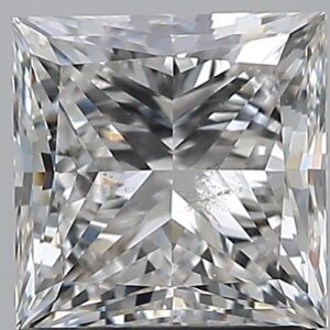 1.51 carat, F colour, SI2 clarity, Princess shape, Natural Diamond.