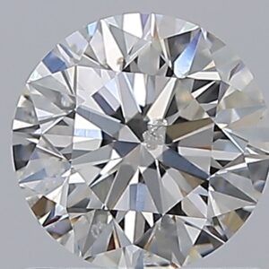 0.96 carat, F colour, SI2 clarity, Round shape, Natural Diamond.