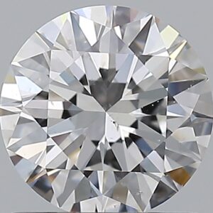 1.01 carat, E colour, SI1 clarity, Round shape, Natural Diamond.
