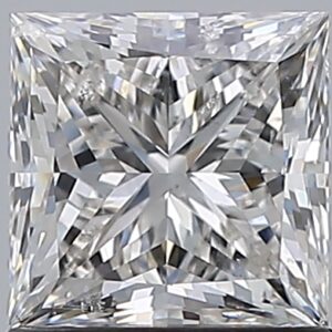1.21 carat, G colour, SI2 clarity, Princess shape, Natural Diamond.