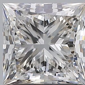 1.01 carat, G colour, VVS2 clarity, Princess shape, Natural Diamond.