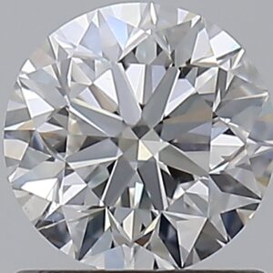 1.02 carat, F colour, SI1 clarity, Round shape, Natural Diamond.