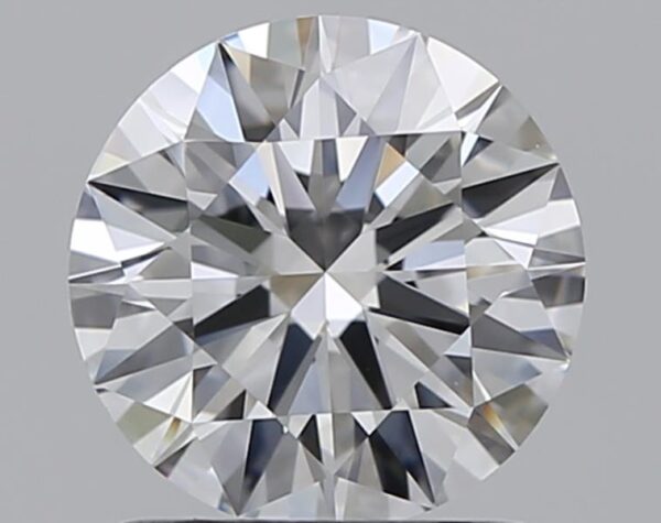 1.13 carat, E colour, IF clarity, Round shape, Natural Diamond.