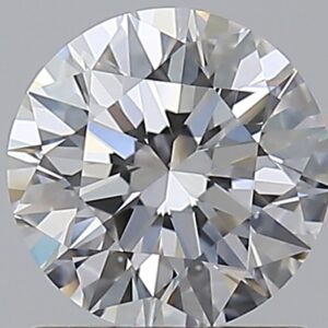 1.13 carat, D colour, VS2 clarity, Round shape, Natural Diamond.