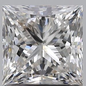 1.29 carat, G colour, SI2 clarity, Princess shape, Natural Diamond.
