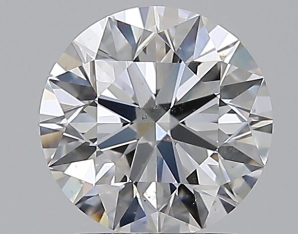 1.51 carat, E colour, SI1 clarity, Round shape, Natural Diamond.