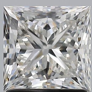 1.52 carat, G colour, VS1 clarity, Princess shape, Natural Diamond.