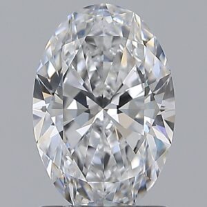 1.22 carat, D colour, VS2 clarity, Oval shape, Natural Diamond.