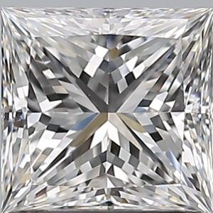 1.09 carat, E colour, VVS1 clarity, Princess shape, Natural Diamond.