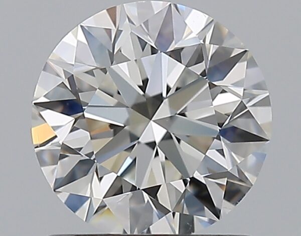 1.2 carat, F colour, VS2 clarity, Round shape, Natural Diamond.
