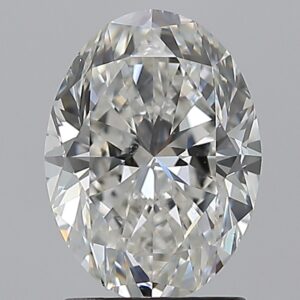 2.01 carat, G colour, SI1 clarity, Oval shape, Natural Diamond.