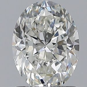1.21 carat, H colour, SI1 clarity, Oval shape, Natural Diamond.