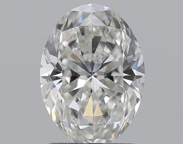 1.5 carat, H colour, SI1 clarity, Oval shape, Natural Diamond.