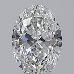 1 carat, F colour, VS2 clarity, Oval shape, Natural Diamond.