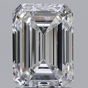 1.5 carat, F colour, VS2 clarity, Emerald shape, Natural Diamond.