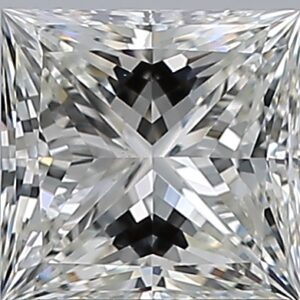 1.2 carat, H colour, VS1 clarity, Princess shape, Natural Diamond.