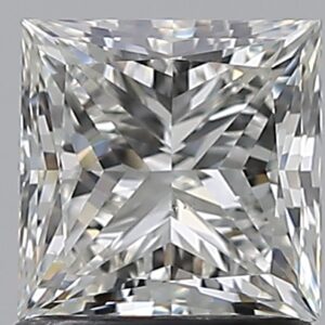 1.2 carat, H colour, VS2 clarity, Princess shape, Natural Diamond.