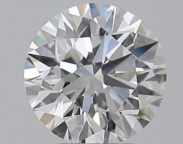 1.63 carat, D colour, VVS2 clarity, Round shape, Natural Diamond.