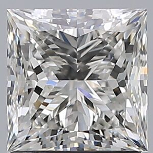 1.7 carat, H colour, VS2 clarity, Princess shape, Natural Diamond.