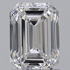 1.21 carat, E colour, VS1 clarity, Emerald shape, Natural Diamond.