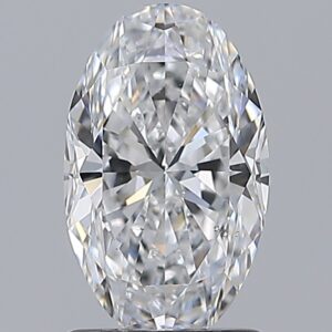 1.5 carat, D colour, SI1 clarity, Oval shape, Natural Diamond.