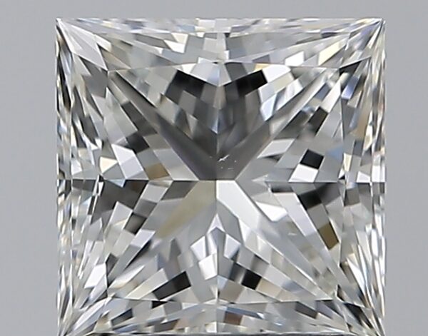1.51 carat, H colour, VS2 clarity, Princess shape, Natural Diamond.