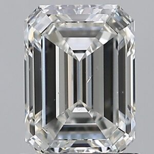 1.2 carat, G colour, SI1 clarity, Emerald shape, Natural Diamond.