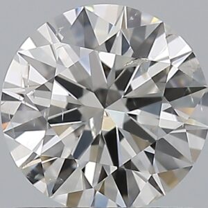 1.01 carat, G colour, SI2 clarity, Round shape, Natural Diamond.