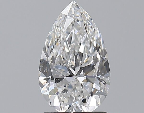 1.51 carat, E colour, SI2 clarity, Pear shape, Natural Diamond.