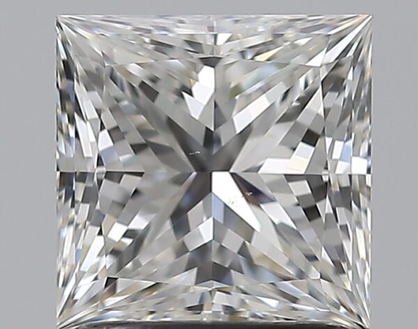 1.51 carat, F colour, VS2 clarity, Princess shape, Natural Diamond.
